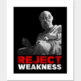 Plato - Reject Weakness Posters and Art